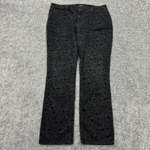 NYDJ Jeans Womens 16 Black Skinny Lift Tuck Technology Preppy City Casual Denim